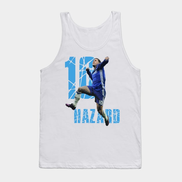 Eden Hazard Artwork Tank Top by armaan8014